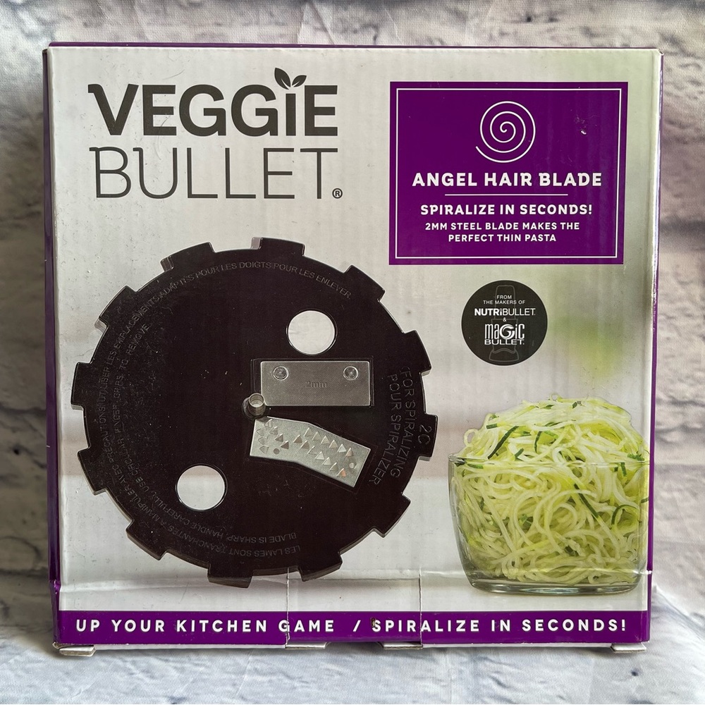 New Veggie Bullet Angel Hair Blade